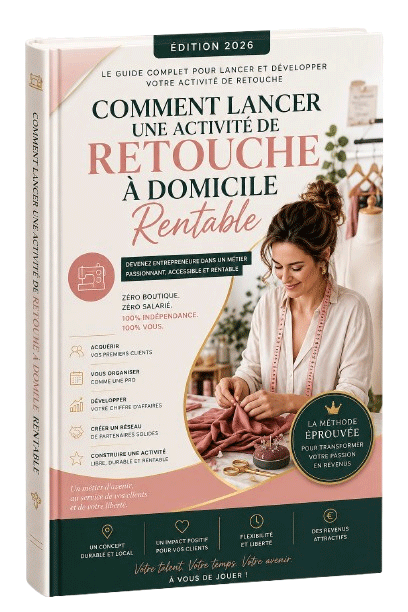 Comment lancer une activité de retouche à domicile rentable